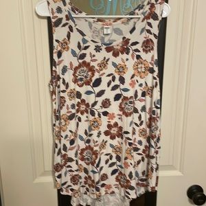 Women’s floral tank top
